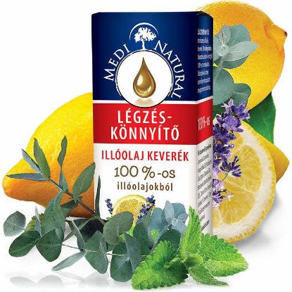 Kép Légzéskönnyítő illóolaj keverék 10 ml - Medi Natural