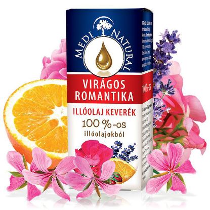 Kép Virágos romantika illóolaj keverék 10 ml - Medi Natural