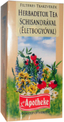 Kép APOTHEKE - HERBADETOX TEA SCHISANDRÁVAL (ÉLETBOGYÓVAL)