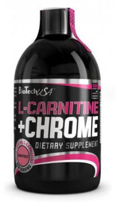 Kép Biotech L-Carnitine + Chrom folyadék alma-körte 500 ml