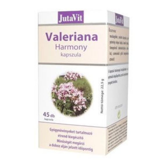 Kép Valeriana Harmony kapszula 45 db Jutavit