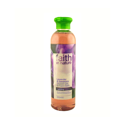 Kép Faith in Nature Levendula és geránium  tusfürdő 250 ml