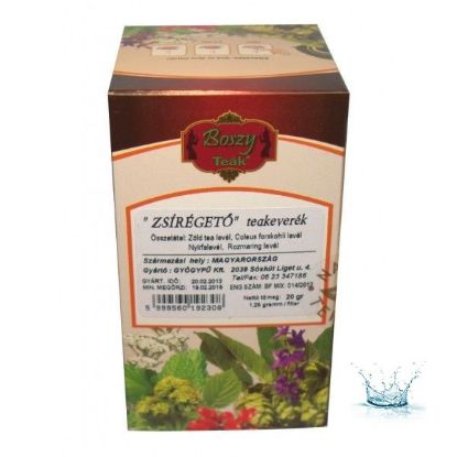 Kép Zsírégető tea 20 db filter /Boszy teák/