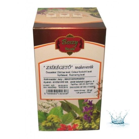 Kép Zsírégető tea 20 db filter /Boszy teák/