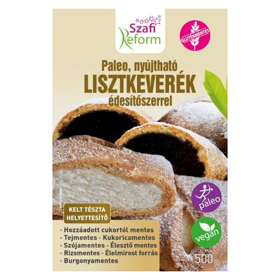 Kép Szafi Reform nyújtható édes kelt tészta lisztkeverék édesítőszerrel 500g