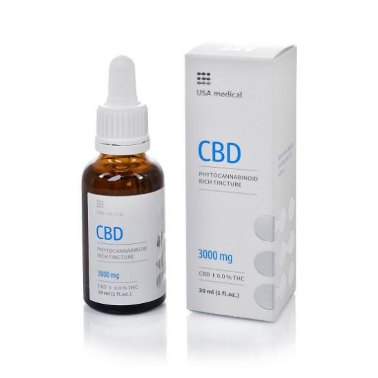 Kép USA medical CBD Olaj 3000 mg | 30 ml  /extra nagy dózis - 100 mg cbd / ml/