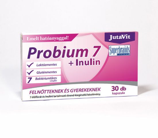 Kép JutaVit Probium 7 + Inulin kapszula 30db