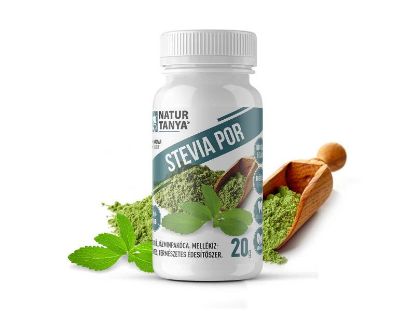 Kép Natur Tanya® Stevia por (Édesfű, Jázminpakóca) 20g